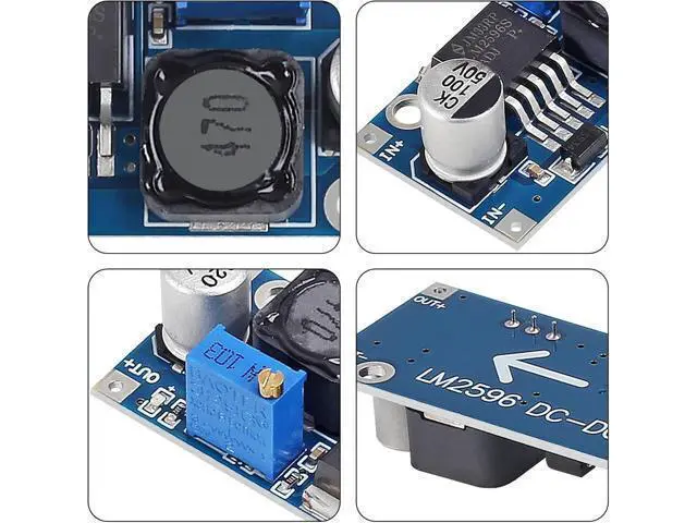 Alt view image 3 of 7 - 20-Pack LM2596 LM2596S Buck Converter DC to DC Converter High Efficiency Voltage Regulator 3.0-40V to 1.5-35V DC-DC Buck Converter Step Down Module Power Supply