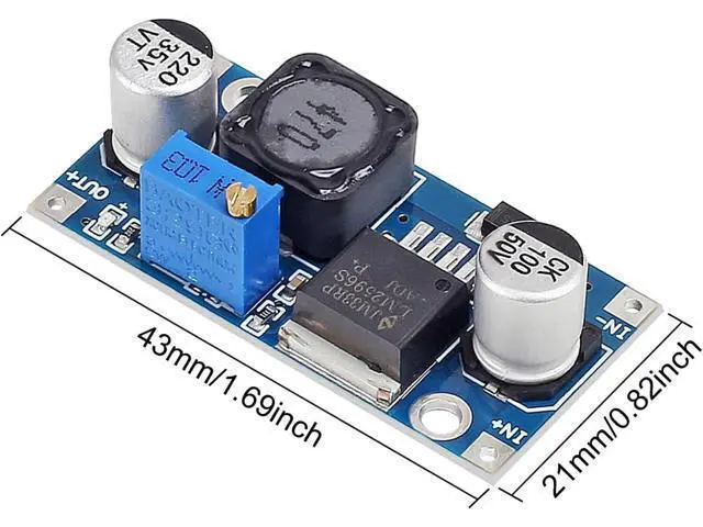 Alt view image 4 of 7 - 20-Pack LM2596 LM2596S Buck Converter DC to DC Converter High Efficiency Voltage Regulator 3.0-40V to 1.5-35V DC-DC Buck Converter Step Down Module Power Supply