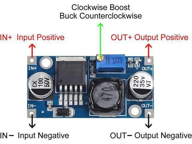 Alt view image 5 of 7 - 20-Pack LM2596 LM2596S Buck Converter DC to DC Converter High Efficiency Voltage Regulator 3.0-40V to 1.5-35V DC-DC Buck Converter Step Down Module Power Supply