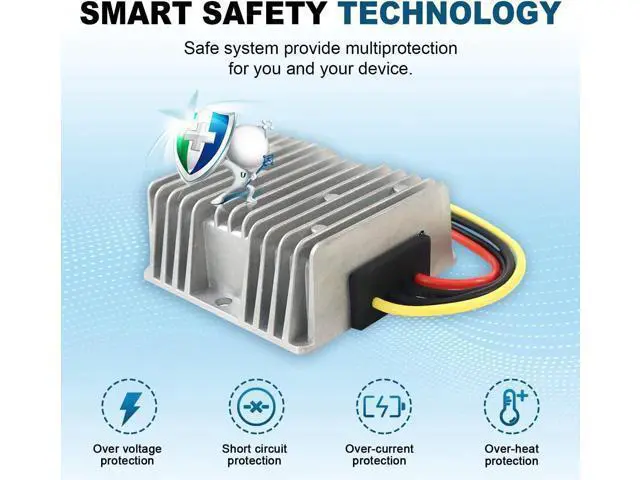 Alt view image 2 of 5 - DC Buck Converter 24V 36V to 12V 20A 240W, Adjustable Voltage Regulator Module, High Efficiency Step Down Power Supply, Mini DC Converter for LED, Car, Battery, Solar System, Arduino (Input 20-36V)