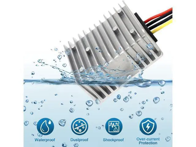 Alt view image 5 of 5 - DC Buck Converter 24V 36V to 12V 20A 240W, Adjustable Voltage Regulator Module, High Efficiency Step Down Power Supply, Mini DC Converter for LED, Car, Battery, Solar System, Arduino (Input 20-36V)