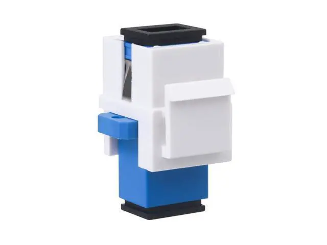Alt view image 3 of 4 - Xunsomten -25pcs SC/UPC Fiber Coupler Keystone Jack Module for Patch Board and Wall Panel Fiber Cable Adapter SC Singlemode