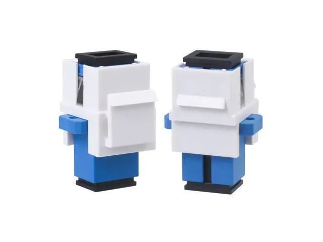 Alt view image 4 of 4 - Xunsomten -25pcs SC/UPC Fiber Coupler Keystone Jack Module for Patch Board and Wall Panel Fiber Cable Adapter SC Singlemode