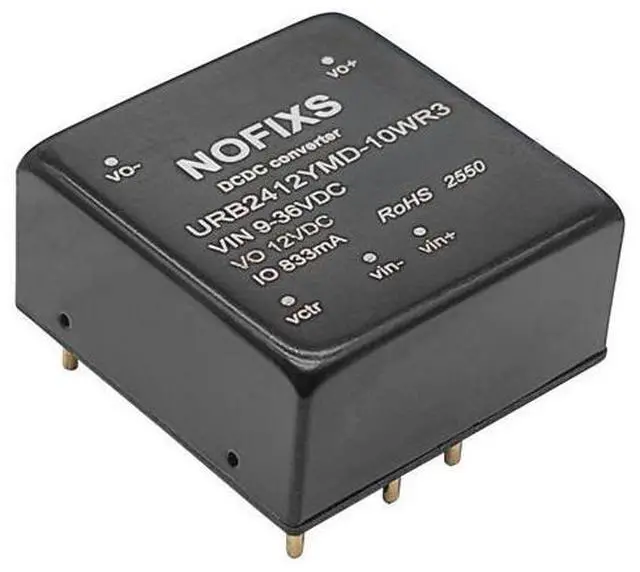 Main image of 24V to 12V 10W 833mA DC to DC Isolated Power Module 5V 12V 15V 24V Power Supply Module URB2412YMD-10WR3