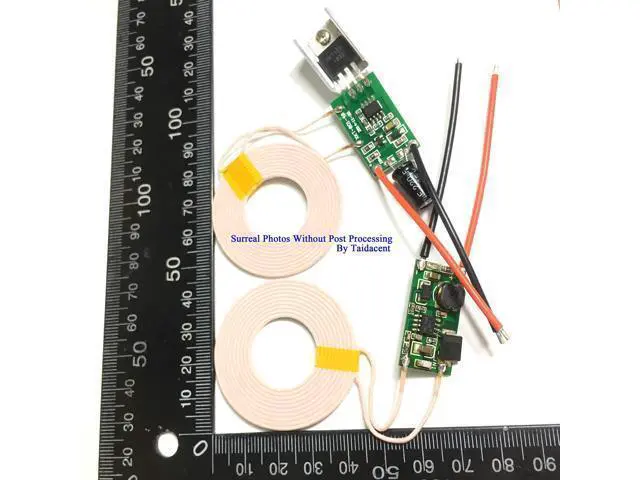 Alt view image 3 of 5 - Taidacent 12V Power Supply 5mm 12V1A Output Wireless Charging Module Wireless Power Supply Module (12V1A 5mm)