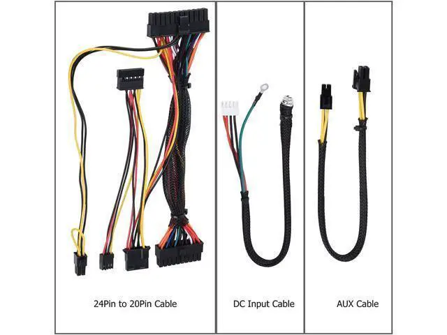 Alt view image 5 of 7 - Computer Power Supply Module, PC PSU DC 12V Input 300W Computer Power Supply Module with 24Pin ConnectAUXSATA Cable