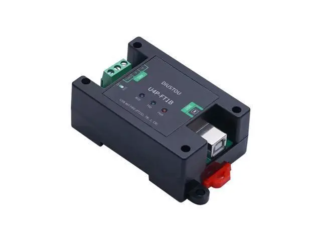 Alt view image 2 of 5 - Industrial USB to RS485 Serial Module with DC Power Isolation and Digital Isolation Chip FT232 and SP3485 chip Support Baud Rate up to 2M DIN-Rail Mounting Free Data Cable Included