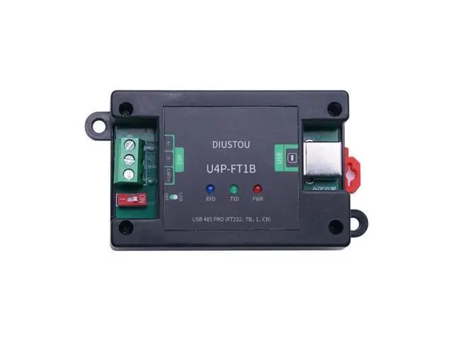 Alt view image 3 of 5 - Industrial USB to RS485 Serial Module with DC Power Isolation and Digital Isolation Chip FT232 and SP3485 chip Support Baud Rate up to 2M DIN-Rail Mounting Free Data Cable Included