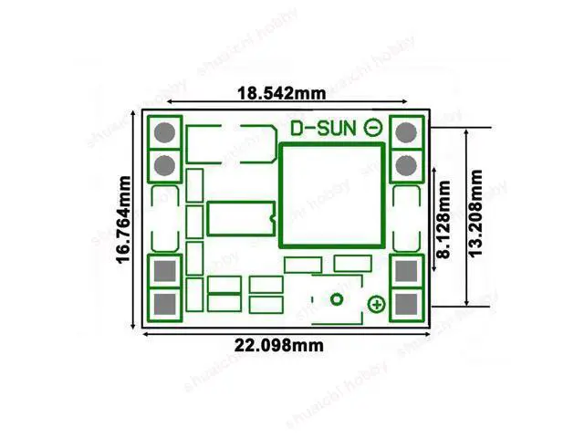 Alt view image 5 of 5 - 10PCS Micro 3A DC-DC Step-down Power Supply Module Convert 5-28V To 3.3V Fixed Output Buck Converter for RC Airplane Model Parts