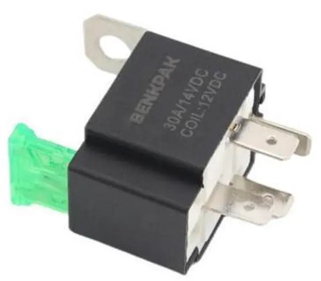 Main image of 1PCS 4 pin 30A Auto Relay with Fuse, Coil Voltage 12VDC Relais