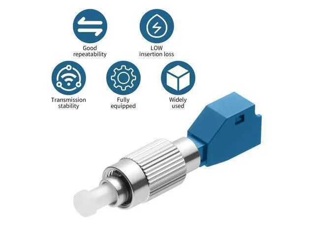 Alt view image 4 of 5 - 10 Pack-Visual Fault Locator Adapter, LC/UPC Female to FC/UPC Male Simplex Fiber Optic Adapter/Coupler Single Mode 9/125um Hybrid Optical Fiber Convertor for Optical Power Meter Visual Fault Locator