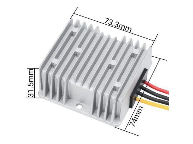 Alt view image 4 of 5 - DROK 5V to 12V Step Up Converter - Waterproof DC Boost Converter 5V-11V to 12V, Voltage Regulator 5A 60W Power Supply for Solar Panels