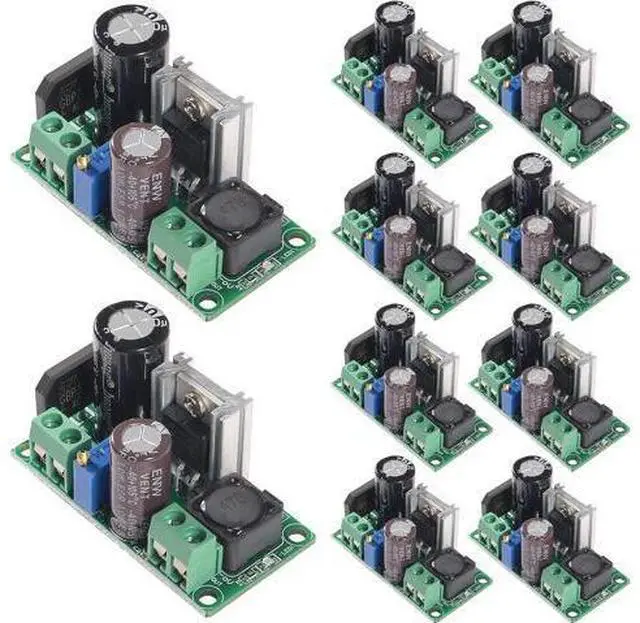 Main image of 10PCS AC/DC to DC Step Down Buck Converter AC 5-30V DC 5-48V 24V 36V 48V to DC 2.5-35V 12V Voltage Regulator Board 2A Adjustable Volt Power Supply Module