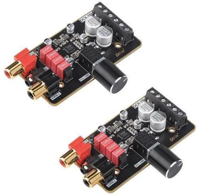 Main image of DROK 15W+15W 2.0 2pcs 12V Amplifier Board, Dual Channel Audio Amplifier Board PAM8620 DC 8-26V 24V Digital Stereo Amp Module Class D Mini Power DIY Amplify Circuit for Sound System Speaker