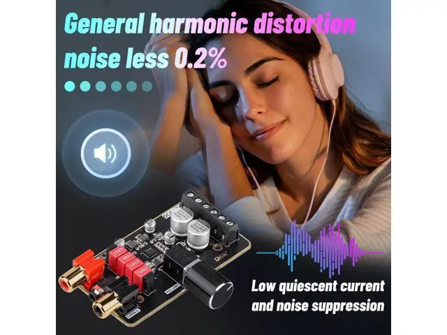 Alt view image 5 of 5 - DROK 15W+15W 2.0 2pcs 12V Amplifier Board, Dual Channel Audio Amplifier Board PAM8620 DC 8-26V 24V Digital Stereo Amp Module Class D Mini Power DIY Amplify Circuit for Sound System Speaker