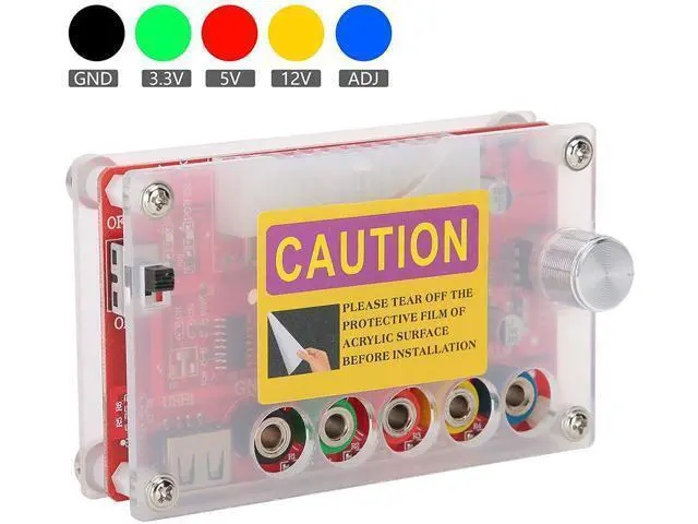 Alt view image 3 of 7 - Power Supply Breakout Board, Adjustable Compatible Electronic Safe 24Pin Power Supply Breakout Board for ATX Power Supply for Most People