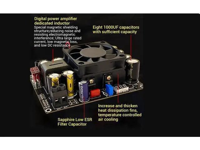 Alt view image 4 of 5 - 500W DC to DC Boost Power Module dc 11V-27V to 27V-50V Voltage Step Up Boost Power Regulator Converter Module for Audio Amplifiers