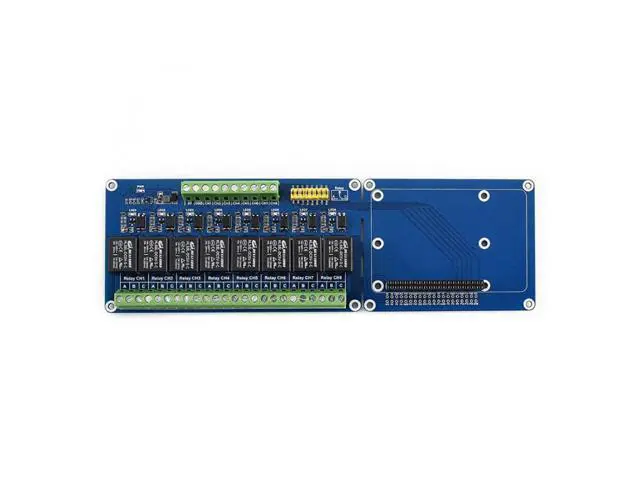 Alt view image 5 of 5 - Coowell Raspberry Pi 8 Channel Relay Module HAT for Raspberry Pi 4B+ 4B 3B+ 3B 2B+ Zero W WH Jetson Nano Help The Pi to Control Home Appliances
