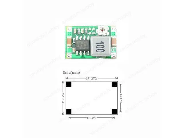 Alt view image 3 of 5 - 10PCS Step-down Power Supply Module DC 4.75-23V to 1-17V Mini Synchronous Rectification Voltage Regulator Unit for RC Airplane