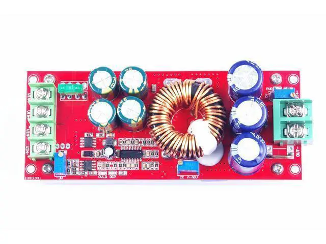 Alt view image 3 of 5 - KNACRO DC 1500W 30A DC Boost Voltage Converter 10V-60V to 12V-80V Step-up Power Supply Module Regulator Controller Constant Volt/Amp Car Regulated Laptop Battery Charger LED Driver