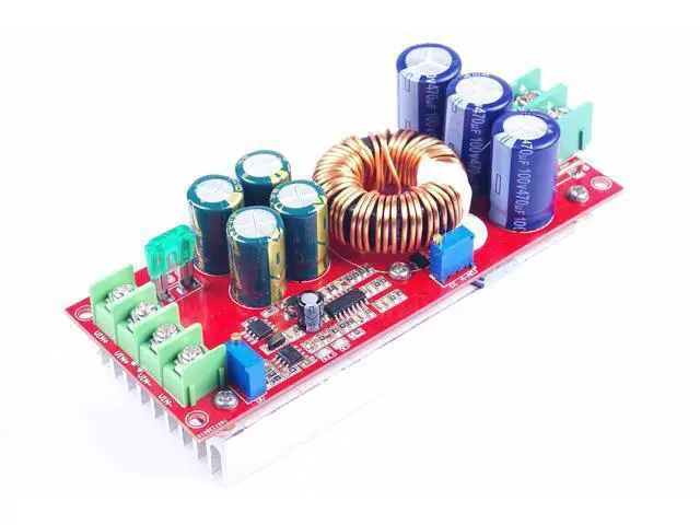 Alt view image 4 of 5 - KNACRO DC 1500W 30A DC Boost Voltage Converter 10V-60V to 12V-80V Step-up Power Supply Module Regulator Controller Constant Volt/Amp Car Regulated Laptop Battery Charger LED Driver