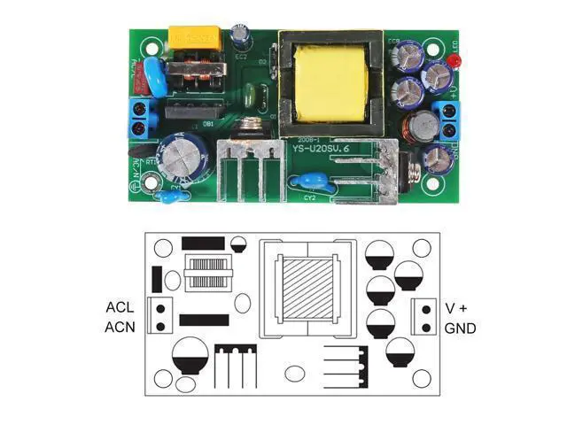 Alt view image 6 of 6 - 2PCS AC-DC Power Supply Module, AC to DC Buck Power Supply Module AC 120V 100V-264V to 12V 2A 2000mA Isolated Step Down DC Module (12V 2A) Power Supply Board Power Supply Module