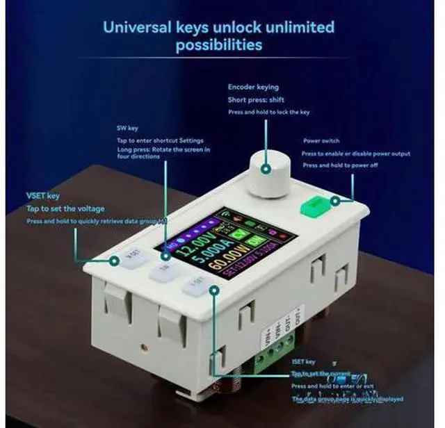 Main image of XY6506S Adjustable DC Regulated Power Supply+Module Constant Voltage Constant Current 65V 6A 390W Step-Down Module