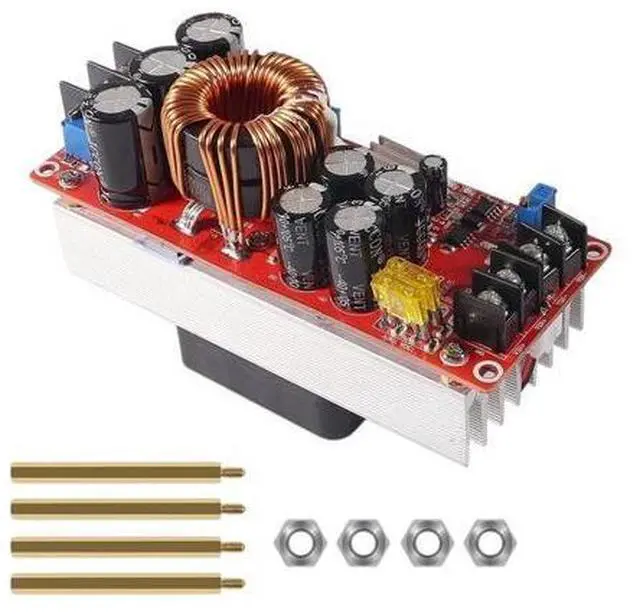 Main image of 1500W 30A DC-DC Boost Converter DIY Step-up Constant Stream Power Supply Module Board in 10-60V Out 12-90V Electric Unit Module New