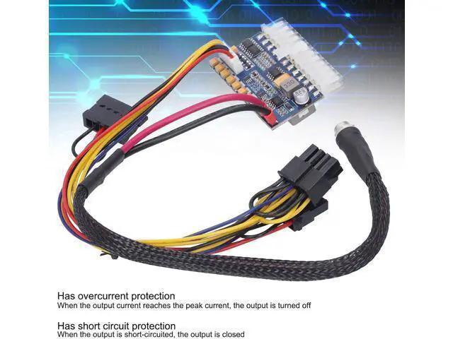 Alt view image 5 of 7 - Crisist LD?A250WL Power Adapter, High Heat Resistance 250W Power Adapter for Desktop Computer for Small ATX Boards
