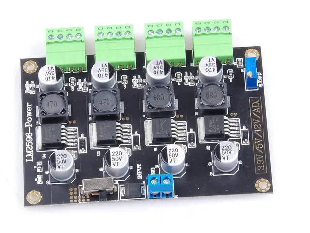 Alt view image 2 of 5 - KNACRO LM2596 DC DC Converter Multi Channel 3.3V 5V 12V ADJ (Vin-1) Adjustable Output Switching Power Supply Step-Down Power Supply Module