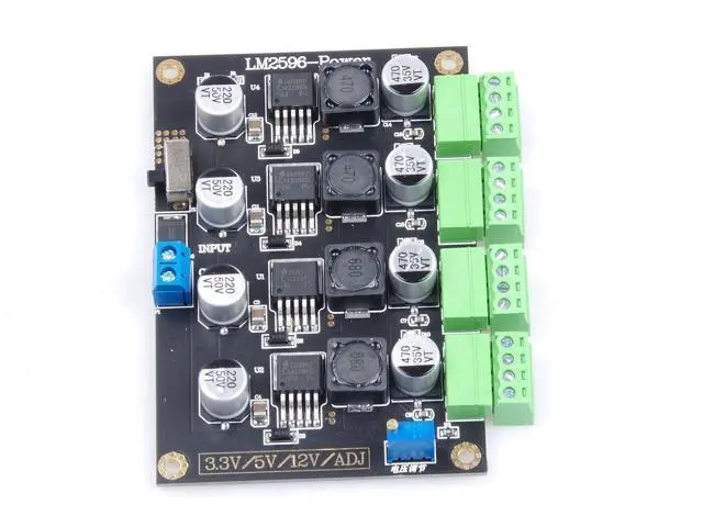 Alt view image 4 of 5 - KNACRO LM2596 DC DC Converter Multi Channel 3.3V 5V 12V ADJ (Vin-1) Adjustable Output Switching Power Supply Step-Down Power Supply Module