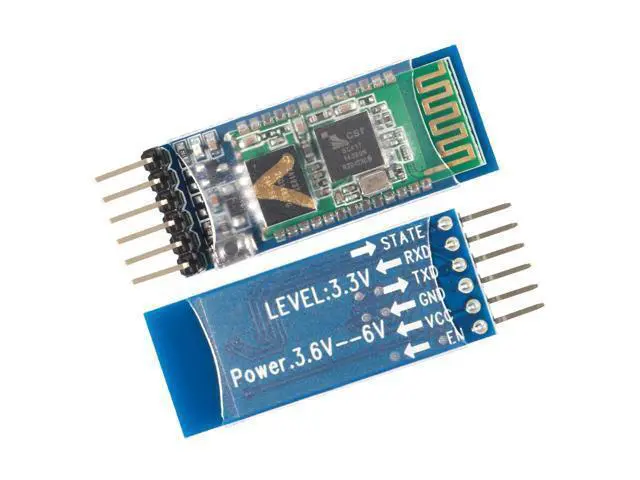 Alt view image 3 of 5 - 5PCS HC-05 Wireless Bluetooth Receiver RF Serial Transceiver Module Master Slave Integrated Bluetooth Module 6 Pin Wireless Serial Port Communication BT Module