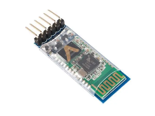 Alt view image 4 of 5 - 5PCS HC-05 Wireless Bluetooth Receiver RF Serial Transceiver Module Master Slave Integrated Bluetooth Module 6 Pin Wireless Serial Port Communication BT Module