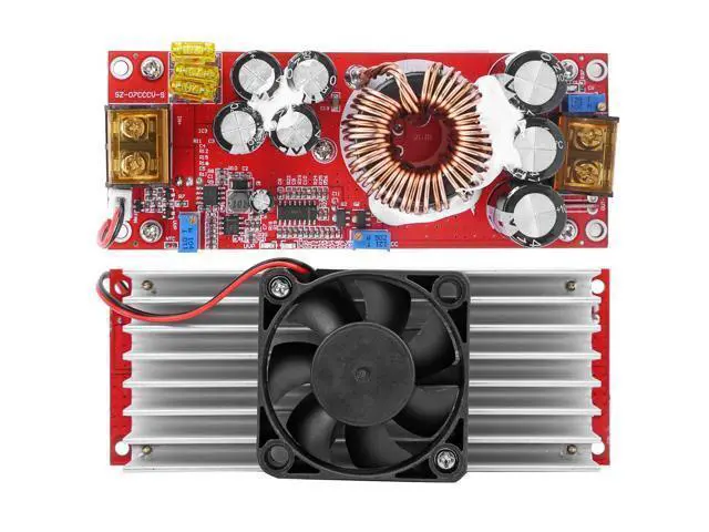 Alt view image 2 of 5 - DCDC 10-60V to 12-97V 1500W 30A Voltage Step Up Converter - Boost CC CV Power Supply Module - Non Isolated DC Power Converter Module