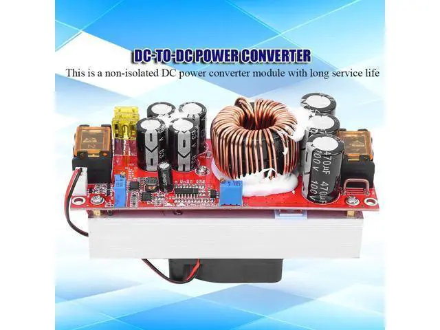 Alt view image 5 of 5 - DCDC 10-60V to 12-97V 1500W 30A Voltage Step Up Converter - Boost CC CV Power Supply Module - Non Isolated DC Power Converter Module