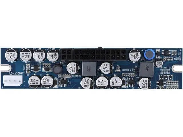 Alt view image 3 of 7 - Computer Power Supply Module,Professional 300W Power Supply Module,24Pin to 20Pin Cable,DC Input Cable, AUX Cable,Full Protection PC Power Supply Suitable for MiniITX and 1U Case