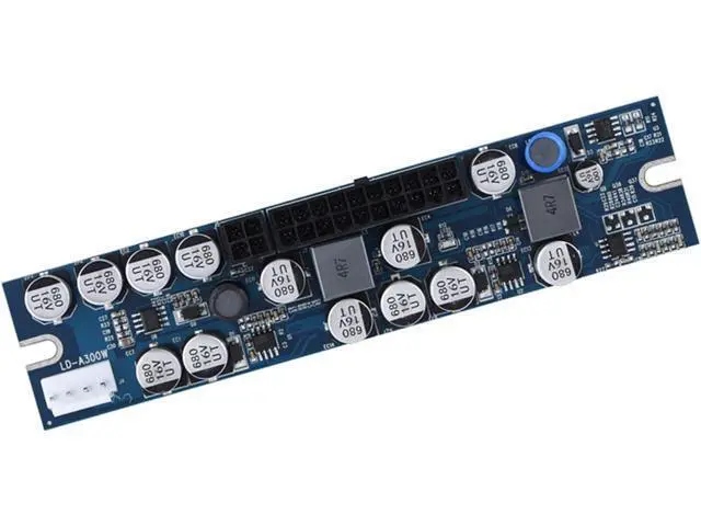 Alt view image 4 of 7 - Computer Power Supply Module,Professional 300W Power Supply Module,24Pin to 20Pin Cable,DC Input Cable, AUX Cable,Full Protection PC Power Supply Suitable for MiniITX and 1U Case