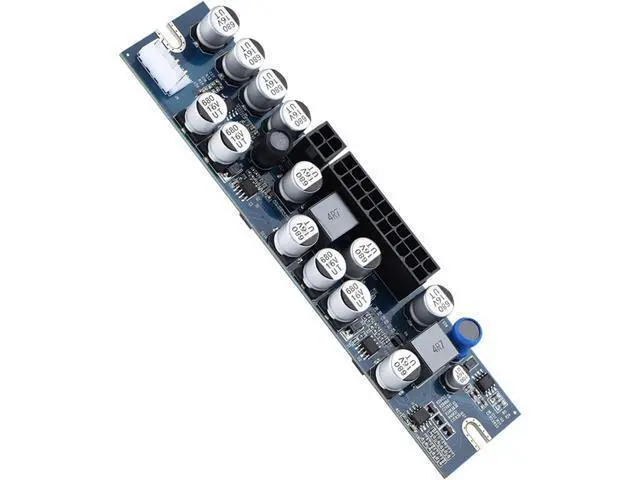 Alt view image 5 of 7 - Computer Power Supply Module,Professional 300W Power Supply Module,24Pin to 20Pin Cable,DC Input Cable, AUX Cable,Full Protection PC Power Supply Suitable for MiniITX and 1U Case