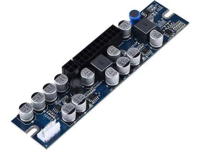 Alt view image 6 of 7 - Computer Power Supply Module,Professional 300W Power Supply Module,24Pin to 20Pin Cable,DC Input Cable, AUX Cable,Full Protection PC Power Supply Suitable for MiniITX and 1U Case