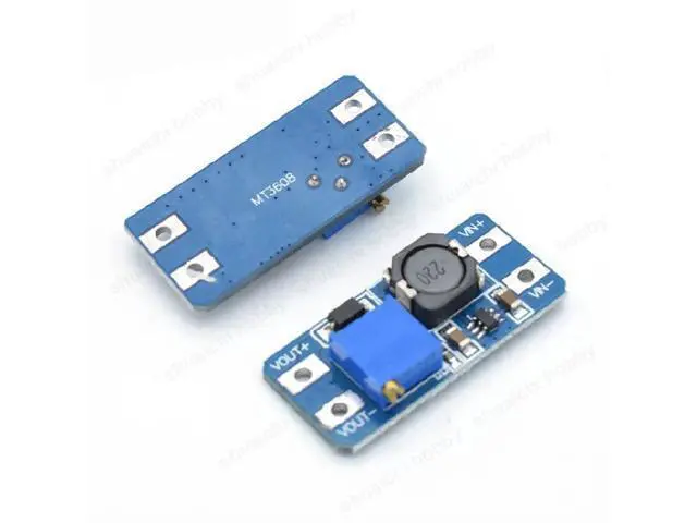 Alt view image 3 of 5 - 10PCS Adjustable Wide Output Voltage 5-25V Boost Module DC-DC High-efficiency Step-up Circuit Board for Mini RC Airplane Model