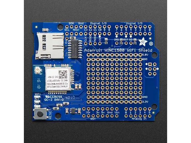 Alt view image 2 of 4 - Adafruit WINC1500 WiFi Shield with uFL Connector