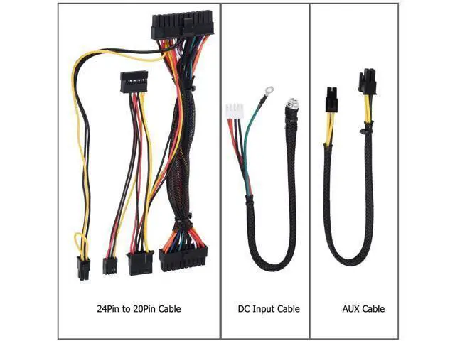 Alt view image 3 of 7 - fosa PC PSU DC 12V Input 300W Computer Power Supply Module with 24Pin Connect/AUX/SATA Cable for Mini Computers, ITX Case, Network Servers, AD Machines, Bank Terminals, Mining Machines, etc.