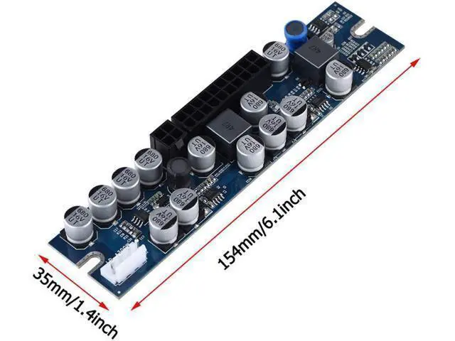 Alt view image 6 of 7 - fosa PC PSU DC 12V Input 300W Computer Power Supply Module with 24Pin Connect/AUX/SATA Cable for Mini Computers, ITX Case, Network Servers, AD Machines, Bank Terminals, Mining Machines, etc.