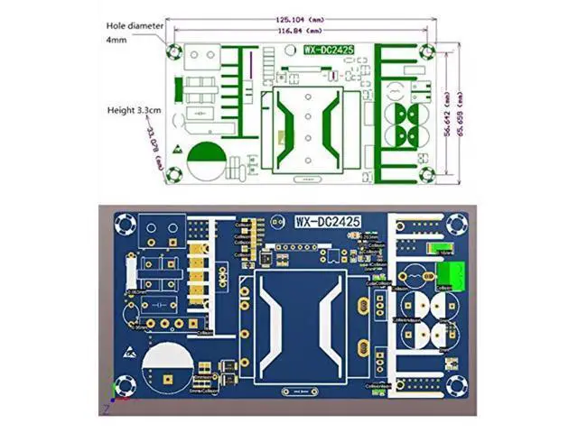 Alt view image 2 of 5 - NOYITO AC to DC Isolated Power Supply Module AC 120V 110V - 245V to DC 12V 17A 204W Peak 12V 20A 240W Max Power Module with Overvoltage Overload Short-Circuit Protection (DC 12V 17A, Blue)