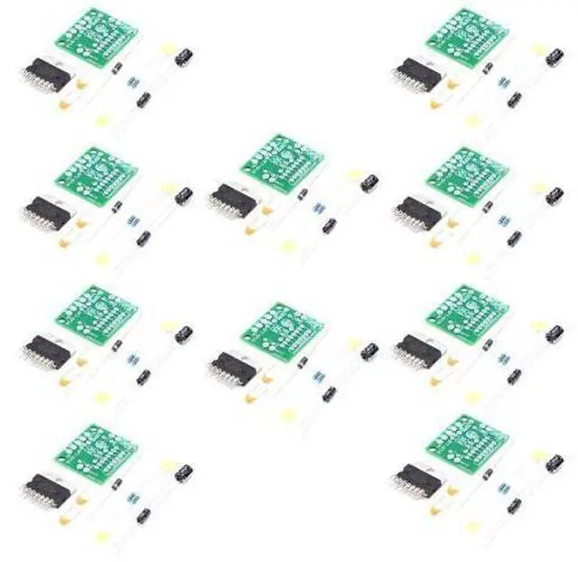 Main image of 10Pcs DC 12V TDA7297 Board 15W+15W Dual-Channel Module Kit DIY