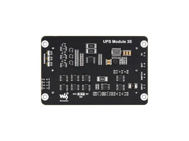 Alt view image 3 of 5 - Uninterruptible Power Supply (UPS) Module for Raspberry Pi/Jetson Nano Supports Charging and Power Output at The Same Time 3S & 5V 5A Output