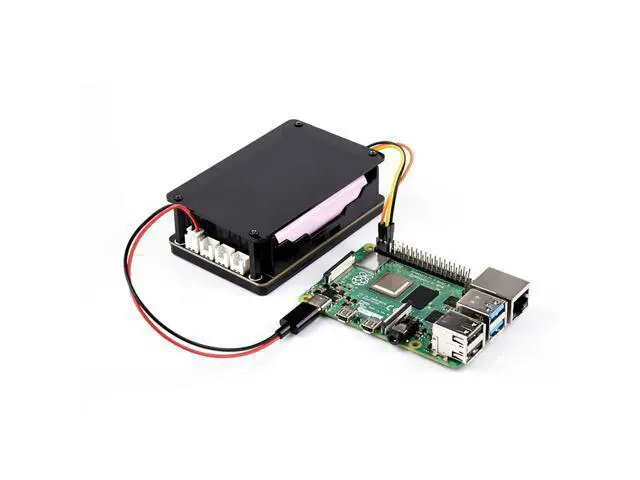 Alt view image 4 of 5 - Uninterruptible Power Supply (UPS) Module for Raspberry Pi/Jetson Nano Supports Charging and Power Output at The Same Time 3S & 5V 5A Output