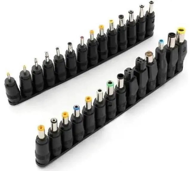 Main image of 28pcs DC Power Adapter Kits Universal 5.5 Mm X 2.1 Mm AC Power Adapter Tips Connector for Laptop Power Supply Plug Jack Sets