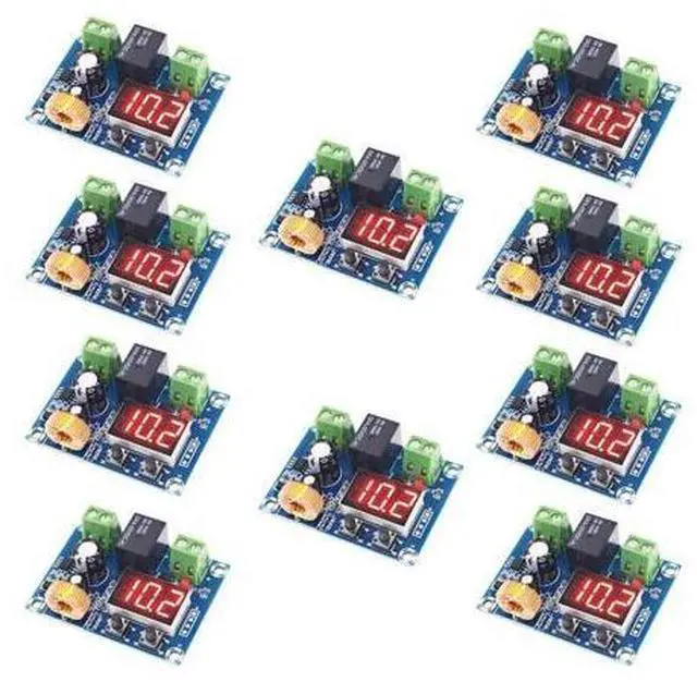 Main image of 10Pcs XH-M609 Digital Low Voltage Disconnect Switch DC 12V-36V Voltage Module Circuit with Digital Display