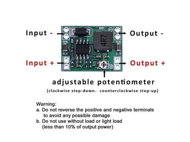 Alt view image 4 of 5 - EBOOT Mini MP1584EN DC-DC Buck Converter Adjustable Power Module 24V to 12V 9V 5V 3V(24 Pack)